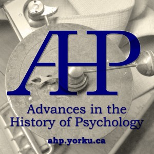 Advances in the History of Psychology